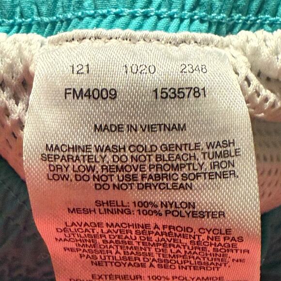 Columbia PFG XXL Fishing Shorts Omni-Shade Blue Nylon Swim Trunks Mesh Liner - Picture 7 of 10